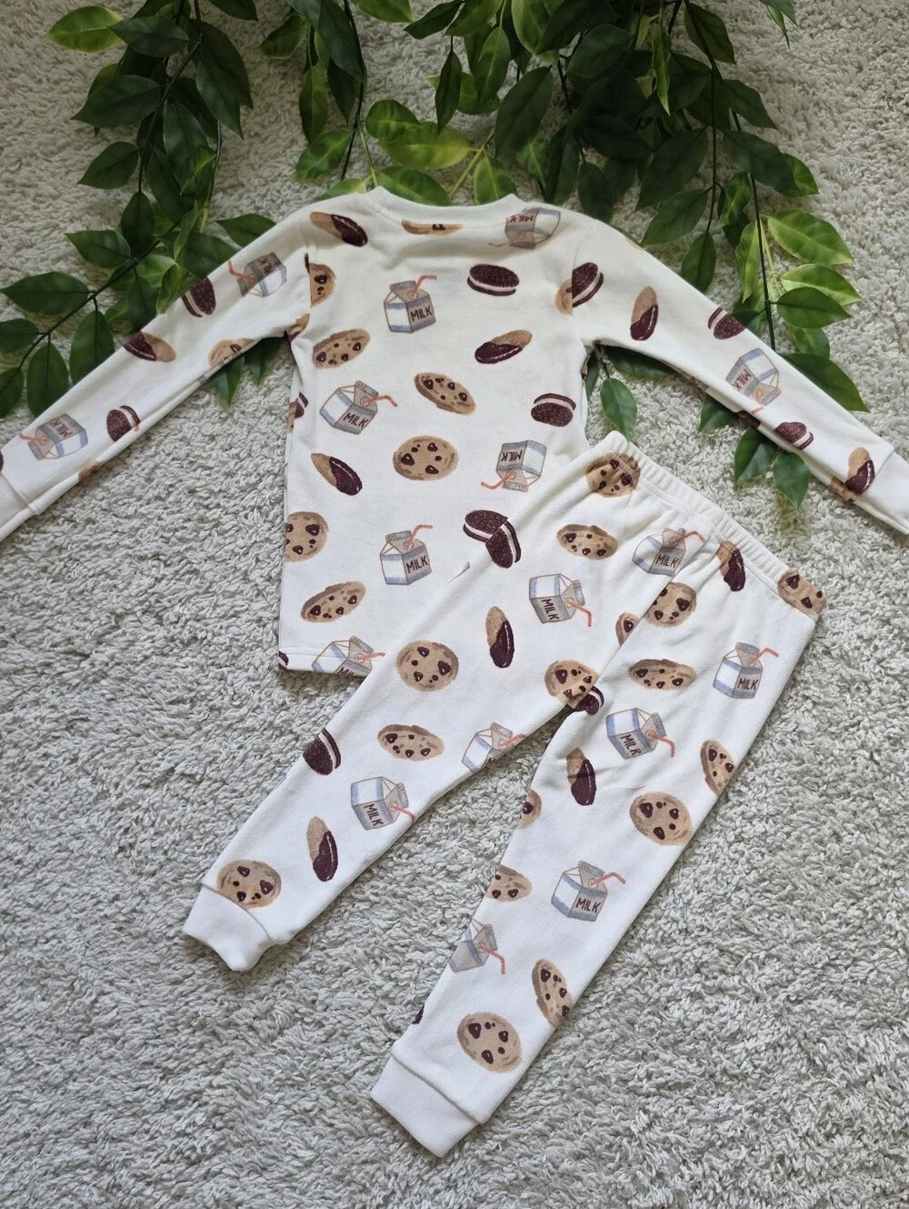 Toddler Boy Milk & Cookies Pajama Set (2T)